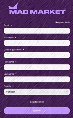 A primeira etapa da inscrição